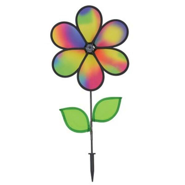 In The Breeze 12 in. Jewel Flower Spinner with Leaves ITB2787